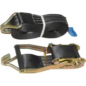 Resim Safeset 50MM 2 Inç Spanzet 10 mt 2500-5000DAN 10 mm Çift J Kanca 1.1 Yük Gerdirme Halatı 