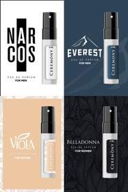 Resim Ceremony 4 adet 2 ml Parfüm Seti 2 Erkek-2 Kadın 