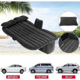 Resim Araç Içi Şişme Yatak Araba Araç Kamp Tatil Teknede Ev Konforu 