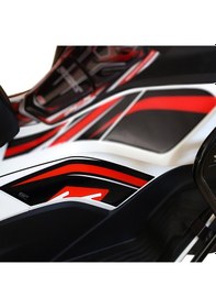Resim GP Kompozit Honda PCX 125 2021-2024 Uyumlu Yan Ayak Pad Kırmızı 