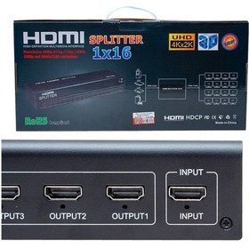 Resim POWERMASTER PM-4948 16 PORT 1080P 4KX2K 3D 16 PORT HDMI SPLITTER DAĞITICI 