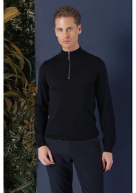 Resim Tr 861 Slim Fit Lacivert Klasik Triko Lacivert 