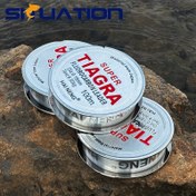 Resim SITUASYON Süper TIAGRA Florokarbon Olta İpi - 100M/109Yards Şeffaf Kaplı Karbon Fiber Lider İpi, Naylon Buz ve Sinek Olta Monofilamenti, Paskalya Festivali, Tek Paket 
