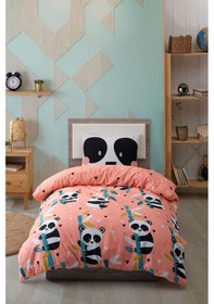 Resim Enlora Home Junior Nevresim Seti Tek Kişilik Panida Pembe 