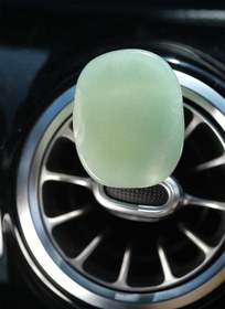 Resim TASARIM ARABAM ATİKE ELİF AKIN Aventurin Doğal Taş Oval Plaka Tel Sarmasız Klima Kokusu 