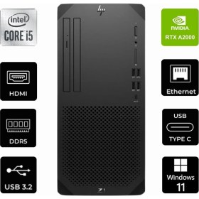 Resim Hp Z1 G9 Intel I5-14400F 8T2B2EA-050 128GB 1tb Rtx A2000 6gb Windows 11 Pro Masaüstü Iş Istasyonu 