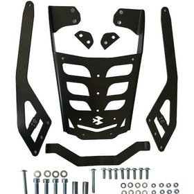 Resim Bajaj Dominar 250 / 400 2017-2024 Uyumlu Arka Çanta Demiri Siyah 