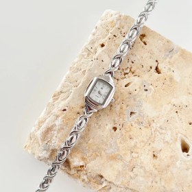 Resim Vesce Atelier Arion Gümüş Saat Beyaz 