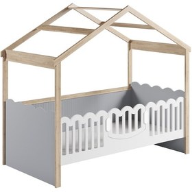 Resim Meltem Kids Fiona Montessori Çocuk Odası Karyola 100x200 Cm 