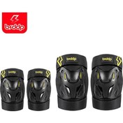 Resim Pazly Ücretsiz Nefes Alabilir Reflektif Motosiklet Dizlik Ve Dirseklik Seti - Siyah/sarı 