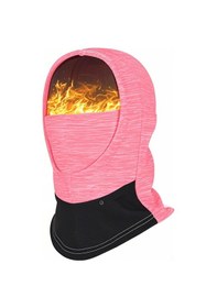 Resim Teltree Kışın Bisiklet Sürmek İçin Polar Fleece Yüz Maskesi - Rüzgar Ve Soğuktan Koruma, Pembe Pembe 