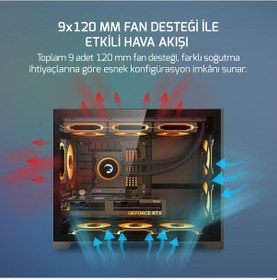Resim Gamepower Warcry Ronin 3xargb Fan 750w 80+ Bronze Micro-atx Gaming Oyuncu Kas 