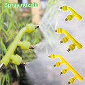 Resim Çok Yönlü Bahçe Hortumu Nozulu - Çift, Üçlü veya Dörtlü Püskürtme Desenleri, 1.4cm Konu, Çim Bakımı & Bahçecilik İçin İdeal 