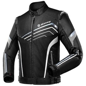 Resim Scoyco Jk153 Siyah Gri Korumalı Motosiklet Mont 