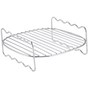 Resim Fosenze Philips Airfryer Uyumlu Hd9225, Hd9920 Vb. Çift Katlı Paslanmaz Çelik Izgara - Kolay Temizlenir, Daha Fazla Yemek Pişirebilir, Bbq Ve Fırın Uygun 