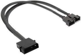 Resim Fan Çoklayıcı 2 Port Y Pwm 4 Pin Splitter Çoklayıcı Switch Kablosu 5025 