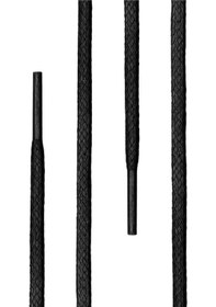 Resim 60 Cm 4 Mm Siyah Yuvarlak 1 Çift Ayakkabı Bağcığı Siyah 