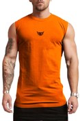 Resim Ghassy Co Erkek Nem Emici Hızlı Kuruma Atletik Teknik Performans Sporcu Sıfır Kol T-shirt 