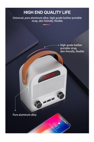 Resim Fineblue FM-888 Bluetooth Hoparlör FM Radyo Çalar Saat 