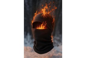 Resim Umut Tekstil Unisex Termal Kar Maskesi,balaklava,siyah kar maskesi,kar maskesi 