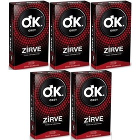 Resim Okey Zirve Prezervatif 5 x 10'lu 