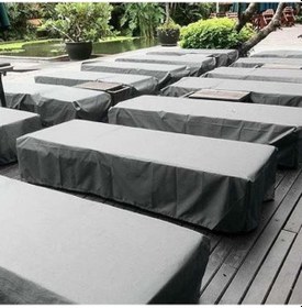 Resim Kuzeyoto Şezlong Koruma Örtü Branda Kılıf Su Geçirmez 