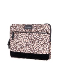 Resim Bloominbag Earthy Leopard 13 İnç Laptop / Macbook Uyumlu Kılıf Kahverengi - Sarı 