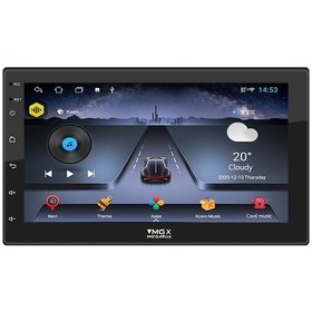 Resim Megavox Kdm7002 7 Inç 2 Gb Ram Bt/Wi-Fi Android 10 Double Monitör 