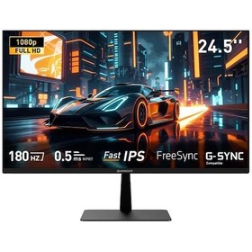 Resim Gamebooster Gb-25f180ff 24.5" Rgb 180hz Fast Ips 0.5ms Fhd Flat Gaming Monitör 