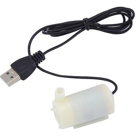 Resim Usb Girişli Mini Dalgıç Dik Su Pompası Ip68 Saatte 80-120 Litre 