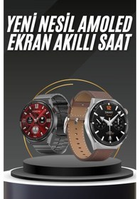Resim Çağrı Cevaplama Sesli Asistan Çoklu Dil Desteği 5.0 Bluetooth Akıllı Saat 