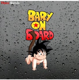 Resim Fc67-b-20 Cm 7.87 İnç -2pcs-three Ratels Fc67 Bebek Gemide Etiket Çıkartması Vinil Burcu Araba Kamyon Suv İçin Bebek O 