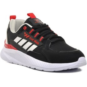 Resim Walkway Siyah Beyaz Kırmızı Kadın Spor Ayakkabı Sneaker Çok Renkli 