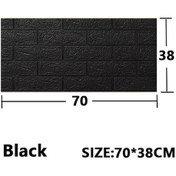 Resim Siyah 1/5/10 Adet 70 38cm Köpük 3d Stereo Kendinden Yapışkanlı Duvar Kağıdı Çarpışma Esnek Ambalaj Dekoratif Duvar Kağıdı 56878603 