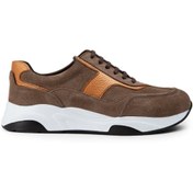 Resim Deery Hakiki Süet Taba Rengi Sneaker Kadın Ayakkabı 