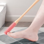 Resim Yumuşak Silikon Ayak & Parmak Fırçası - Kokuşuz, Nazik Peeling Fırçası Pürüzsüz Cilt için, Ölü Deri Temizleme, Ayak Tabanı Fırçası 