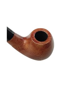 Resim Falconetti 9 Mm. Kahverengi Sandalwood Eğimli Sap Ahşap Pipo Rd36 