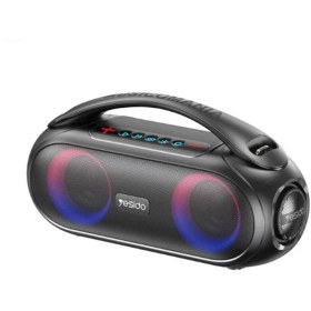 Resim Peeq Yesido YSW19 2 Adet 20W Dahili Hoparlörlü 3000 mAh Bataryalı BT 5.0 Rgb Kablosuz Hoparlör 