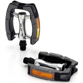 Resim Xlc Pedal Comfort Alüminyum Plastik Siyah-Gümüş-Gri 