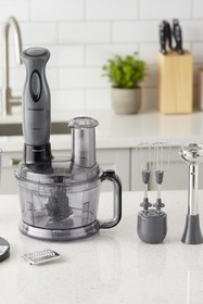 Resim HOMEND Functionall 2851H Mutfak Robotu Antrasit Siyah 