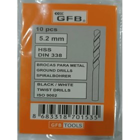 Resim Gfb Din 338 -Matkap Ucu 5.2mm -10ADET 
