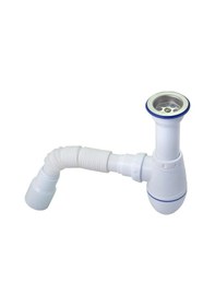 Resim Lavabo Sifon Seti Esnek Borulu Koku Engelleyici Sızdırmaz Ve Kolay Montajlı - Lisinya 