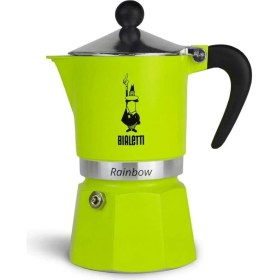 Resim Bialetti Rainbow Moka Pot 3 Cup Yeşil 