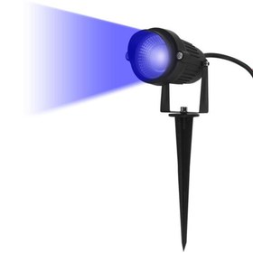 Resim fullreyon 5 Adet Elektrikle Çalışır 7 Watt Mavi Işık Çok Kaliteli Çim, Çiçek, Ağaç, Peyzaj Aydınlatma Armatürü 