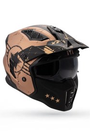 Resim DeadG Helix Colonel Mat Siyah-Kum Modüler Kask 