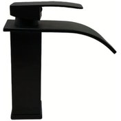 Resim Chuangyinshop Black- 1 Adet Şelale Bataryası Tek Kollu Banyo Lavabo Bataryası Duş Başlığı Ve Küvet Bataryası 