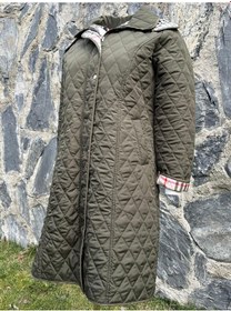 Resim Baharlık Kapitone Mont Haki Büyük Beden 105cm Çok Renkli 