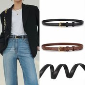 Resim Kadınlar için Vintage Retro Tokalı Bel Kemeri, Çift Renk Seçeneği, PU Deri Kemer, Günlük, Parti, İş, Hediye 