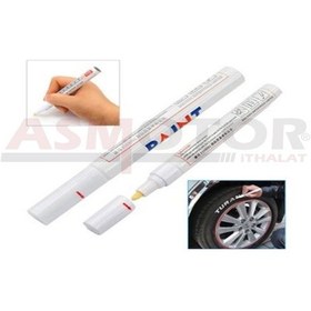Resim Lastik Yazı Kalemi Pvc Boya Beyaz - Su Geçirmez. Taze Ürün. Taze 