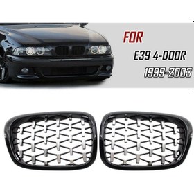Resim Bmw E39 Ön Panjur Izgara Böbrek Diamond 